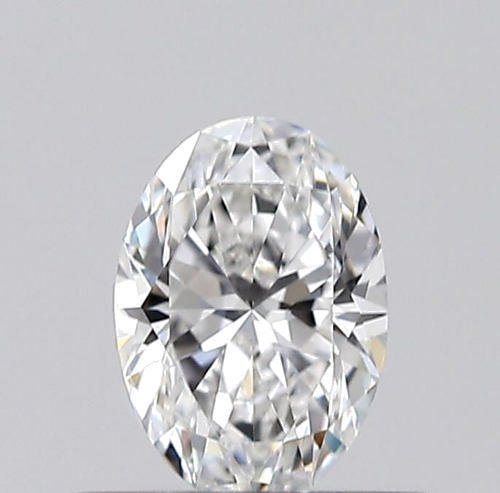 0.46 carat E-VVS2 Natūralus Oval Deimantas (1)