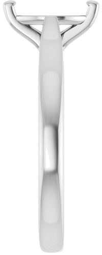 14K White 8x4 mm Marquise Engagement Ring Mounting (4)