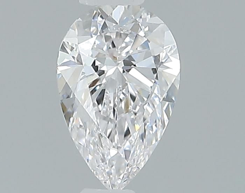 0.31 carat D-VVS2 Natūralus Pear Deimantas (1)