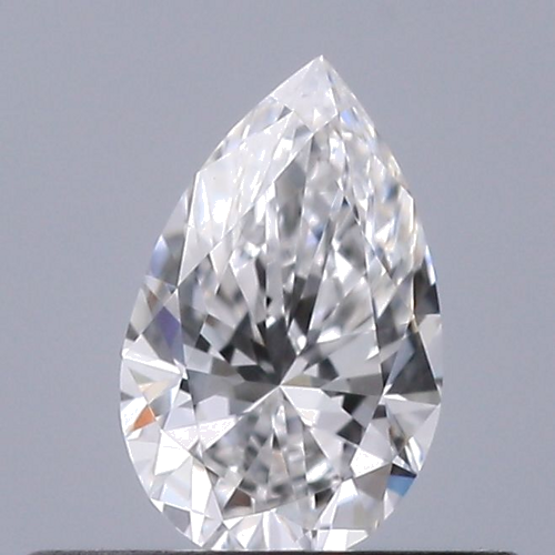 0.3 carat E-VVS1 Natūralus Pear Deimantas (1)