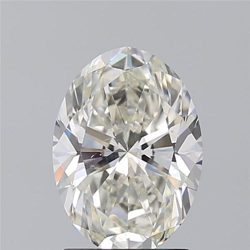 2.01 carat I-SI1 Natūralus Oval Deimantas (1)