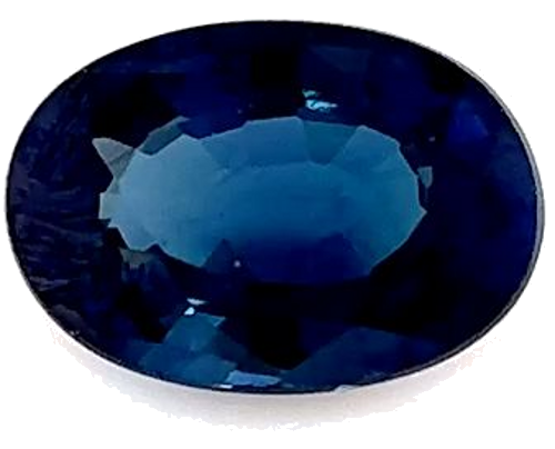 0.58 carat BLUE Oval Safyras (1)