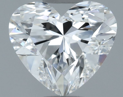 1.0 carat F-VVS1 Natūralus Heart Deimantas (1)
