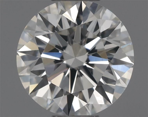 0.38 carat H-VVS2 Excellent cut Natūralus Round Deimantas (1)