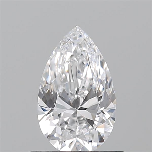 0.7 carat D-VS1 Natūralus Pear Deimantas (1)