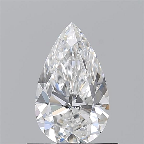 0.7 carat E-VS1 Natūralus Pear Deimantas (1)