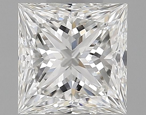 0.43 carat F-VS1 Natūralus Princess Deimantas (1)