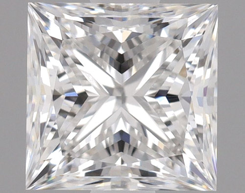 1.01 carat E-VVS2 Natūralus Princess Deimantas (1)
