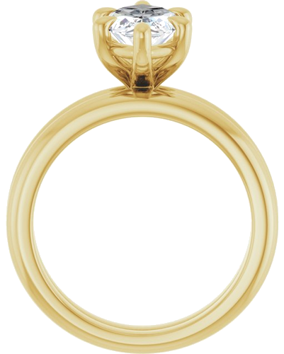 Sužadėtuvių Žiedas „Claw-Prong“ 14k yellow gold Marquise 13mm x 6.5mm (7)