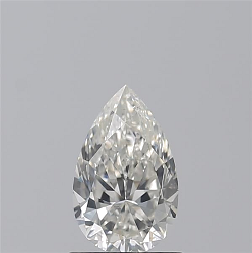 1.0 carat H-SI1 Natūralus Pear Deimantas (1)