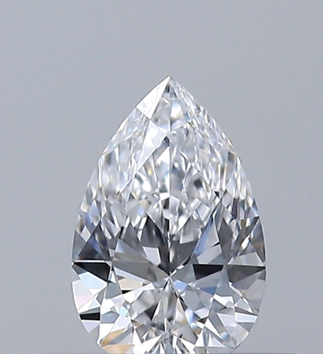0.3 carat D-VS1 Natūralus Pear Deimantas (1)