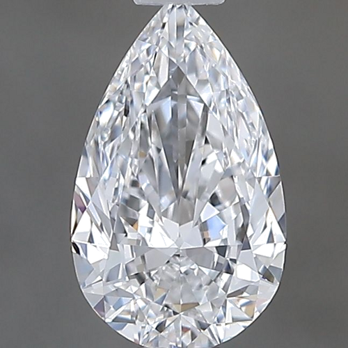 0.4 carat D-VVS1 Natūralus Pear Deimantas (1)