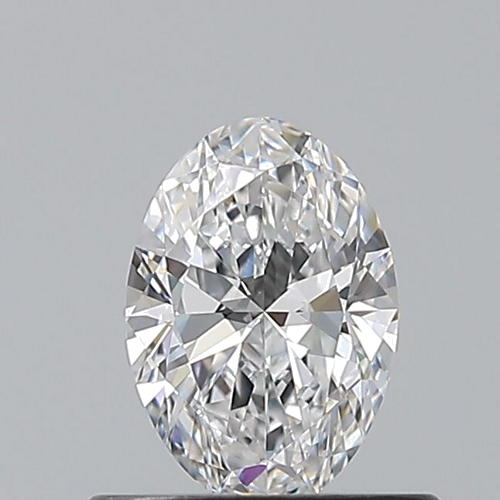 0.5 carat D-VVS1 Natūralus Oval Deimantas (1)