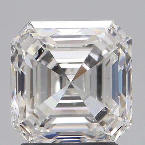 2.21 carat G-SI1 Natūralus Asscher Deimantas (1)