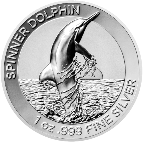 1 oz Дельфин 2020 Австралия серебряная монета (1)