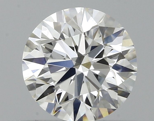 0.5 carat F-VVS2 Excellent cut Natūralus Round Deimantas (1)