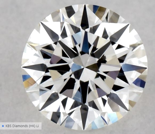 0.3 carat H-VS2 Excellent cut Natūralus Round Deimantas (1)