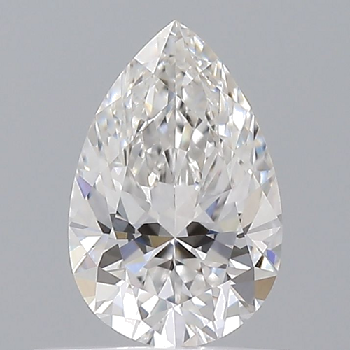 0.5 carat F-VVS1 Natūralus Pear Deimantas (1)