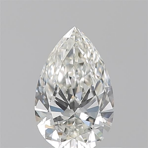 0.51 carat H-VVS1 Natūralus Pear Deimantas (1)