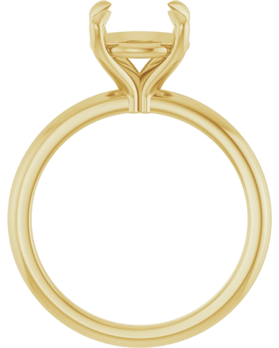 Sužadėtuvių Žiedas „Claw-Prong“ 14k yellow gold Round 9mm (2)
