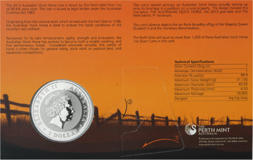 1 oz Horse 2013 Australia Silver Coin (2)