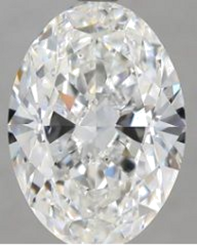 3.51 carat G-SI1 Natūralus Oval Deimantas (1)