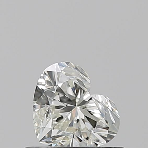 0.52 carat K-VVS2 Natūralus Heart Deimantas (1)