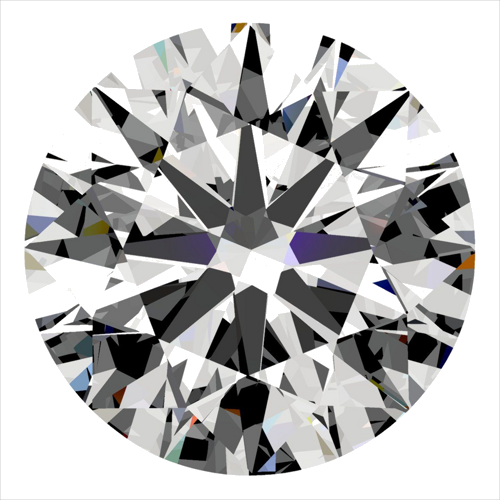0.3 carat D-VS1 Excellent cut Natūralus Round Deimantas (1)
