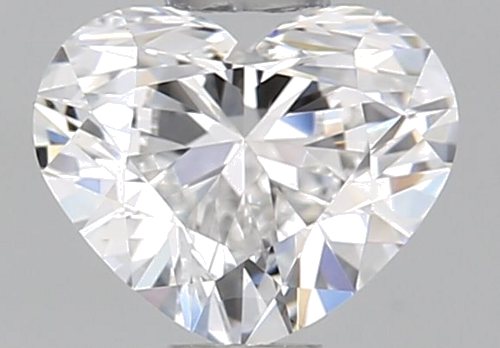 0.5 carat E-VVS1 Natūralus Heart Deimantas (1)