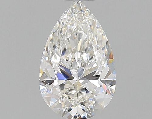 0.5 carat H-VVS2 Natūralus Pear Deimantas (1)