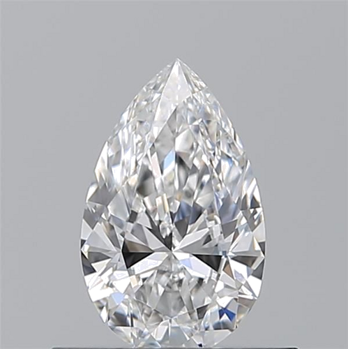 0.5 carat E-VS1 Natūralus Pear Deimantas (1)