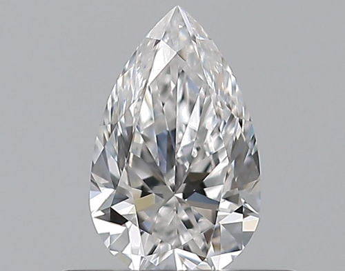 0.35 carat D-VVS2 Natūralus Pear Deimantas (1)