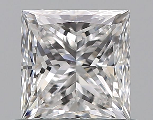 0.71 carat D-VS1 Natūralus Princess Deimantas (1)