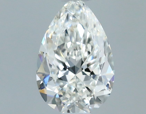 0.53 carat F-VS1 Natūralus Pear Deimantas (1)