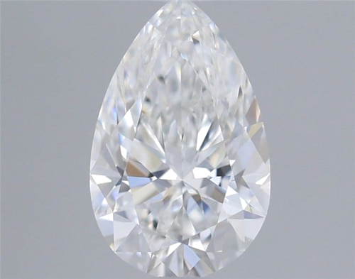 0.43 carat E-VVS1 Natūralus Pear Deimantas (1)