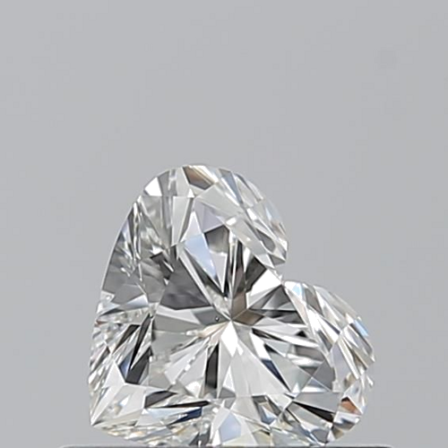0.5 carat H-VS2 Natūralus Heart Deimantas (1)