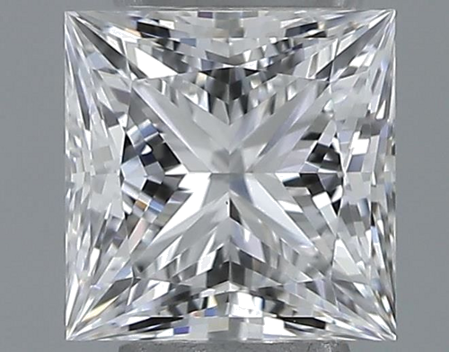 0.54 carat E-VS1 Natūralus Princess Deimantas (1)