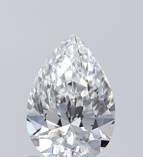 0.6 carat F-VS1 Natūralus Pear Deimantas (1)