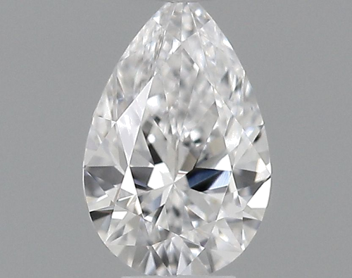 0.25 carat D-VS1 Natūralus Pear Deimantas (1)