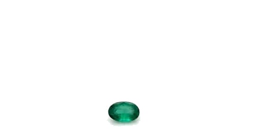 0.49 carat GREEN Oval Smaragdas (1)