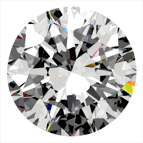 0.3 carat F-SI2 Very Good cut Natūralus Round Deimantas (1)