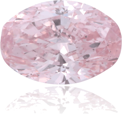0.6 carat Fancy Pink-SI1 Natūralus Oval Deimantas (1)