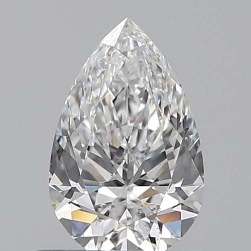 0.6 carat E-SI1 Natūralus Pear Deimantas (1)