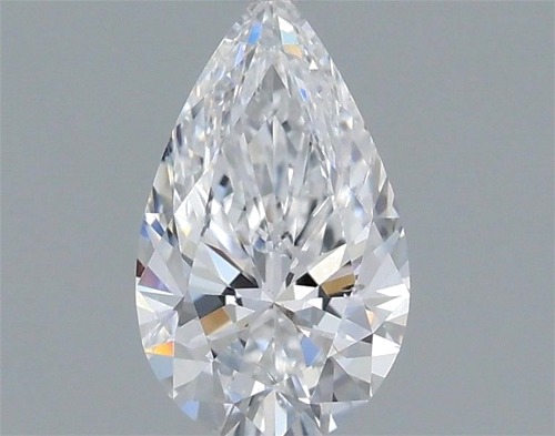 0.52 carat D-SI2 Natūralus Pear Deimantas (1)