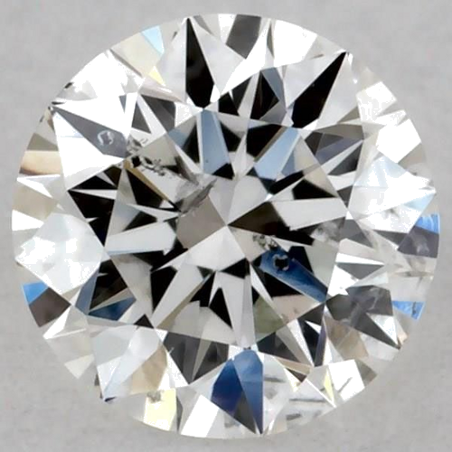 0.24 carat F-SI2 Excellent cut Natūralus Round Deimantas (1)