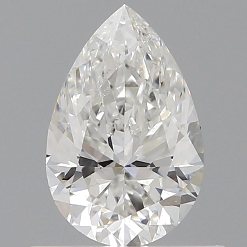 0.5 carat G-SI1 Natūralus Pear Deimantas (1)