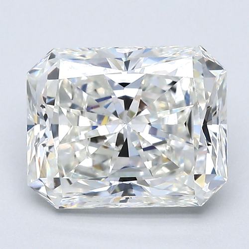 3.01 carat H-VVS2 Natūralus Radiant Deimantas (1)