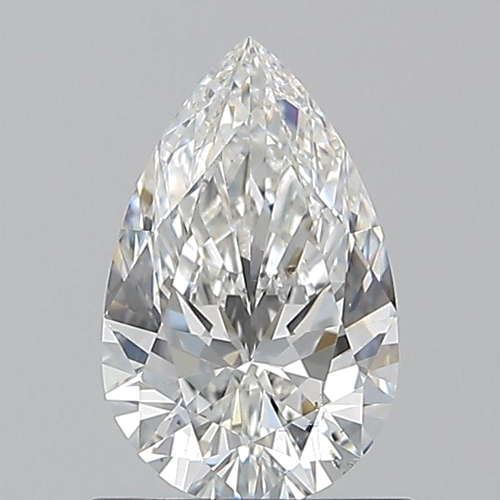0.9 carat E-SI1 Natūralus Pear Deimantas (1)