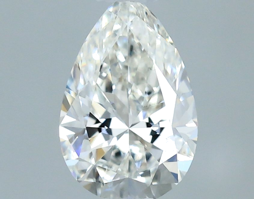 0.3 carat G-VVS2 Natūralus Pear Deimantas (1)