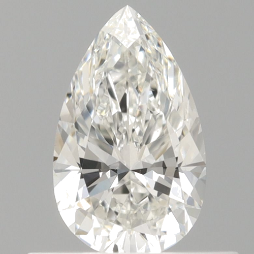 0.5 carat G-VS2 Natūralus Pear Deimantas (1)